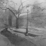 Washington Square Park Drawing